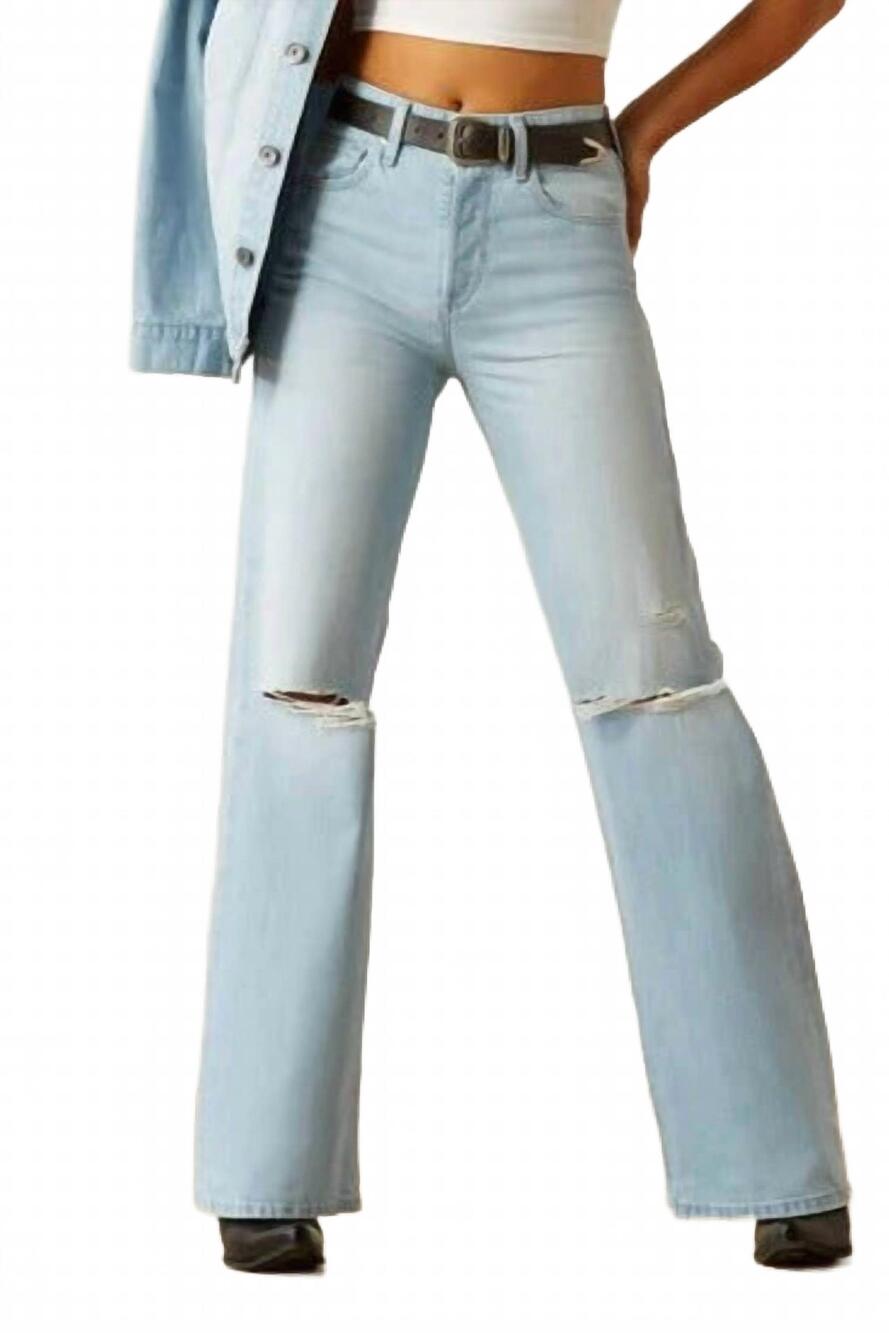 NEW ARIAT ultra high rise tomboy wide leg jeans in zuma